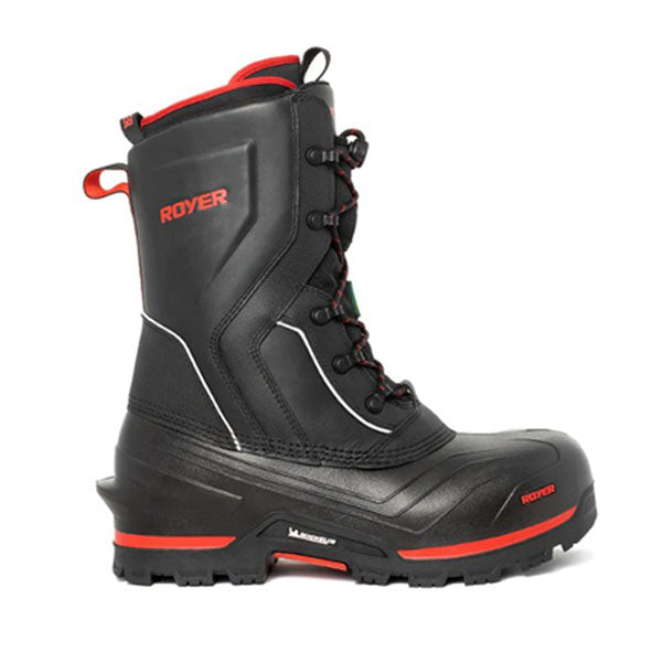 BOTTE DE TRAVAIL 10'' NOIRE GLACIUS ROYER AVEC FEUTRE - 9000GL