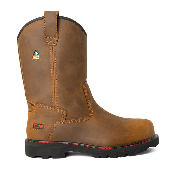 BOTTE DE TRAVAIL 10'' BRUNE WELLINGTON ROYER - 8960RT