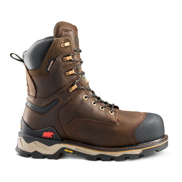 BOTTE DE TRAVAIL 8'' BRUNE WELLINGTON À ENFILER KODIAK - 1303DB