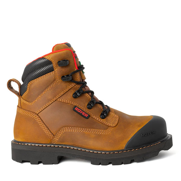 BOTTE DE TRAVAIL 6'' BRUNE REVOLT VIBRAM MÉGAGRIP PRO ROYER – 8890RT