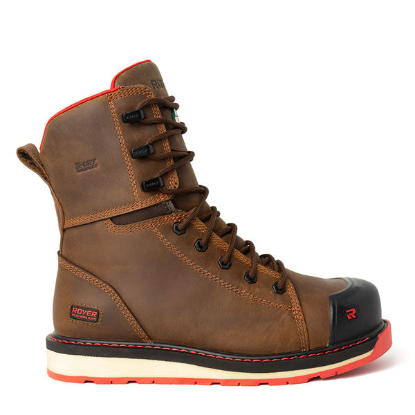 BOTTE DE TRAVAIL 8''BRUNE IRONBOLT CAP NOIR ROYER - 8950RTI