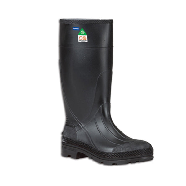 BOTTE EN CAOUTCHOUC NOIRE À CAP NON DOUBLÉ SERVUS - 75125112