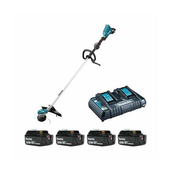 ENSEMBLE DÉBROUSSAILLEUSE 18V X 2, 5amp MAKITA - DUR368LPT4
