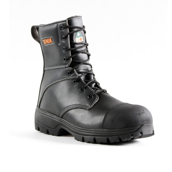 BOTTE DE TRAVAIL 8'' NOIRE RÉSISTANT AU CAUSTIQUE UNIK - USF89501
