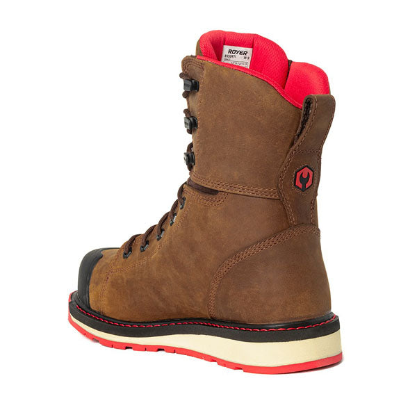 BOTTE DE TRAVAIL 8''BRUNE IRONBOLT CAP NOIR  ROYER - 8950RTI