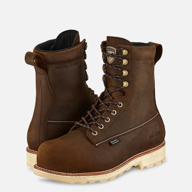 BOTTE DE TRAVAIL 8'' BRUNE WINGSHOOTER IRISH-SETTER - 83858-EE