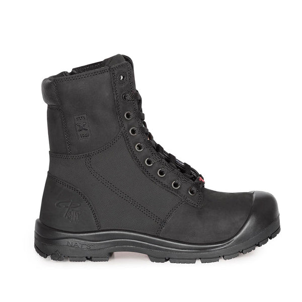 BOTTE DE TRAVAIL 8'' NOIR FEMME PILOTE & FILLES - PF368-61