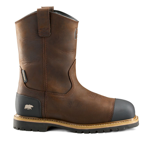 BOTTE DE TRAVAIL 8'' BRUNE WELLINGTON À ENFILER KODIAK - 1303DB