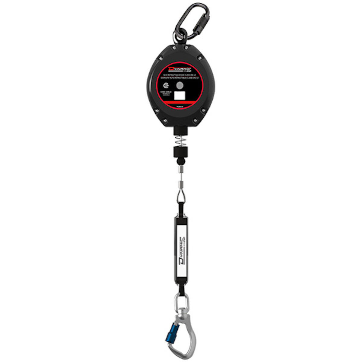 LONGE RÉTRACTABLE AVEC CÂBLE ACIER 20', 30' OU 50' LEADING EDGE