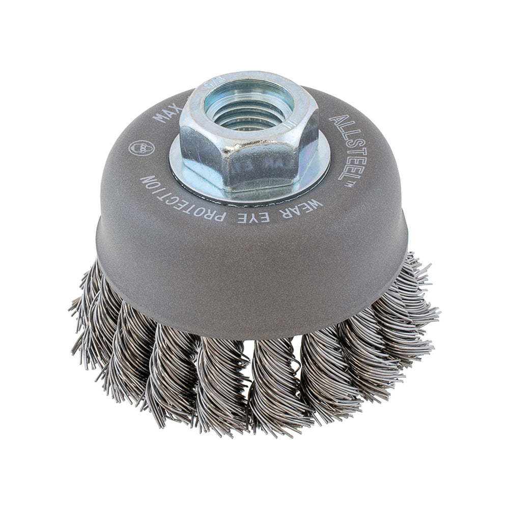 BROSSE CLOCHE À FILS D'ACIER NOUÉS ALLSTEEL - 13W