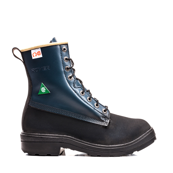 BOTTE NOIRE CHIMIQUE 8" XPAN AVEC UTECH ROYER - 2052XPC