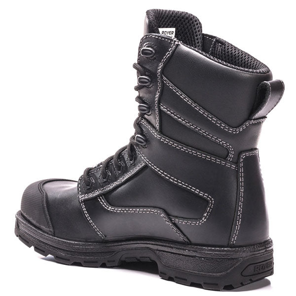 BOTTE DE TRAVAIL 8" AGILITY NOIRE SANS MÉTAL ROYER - 5701GT