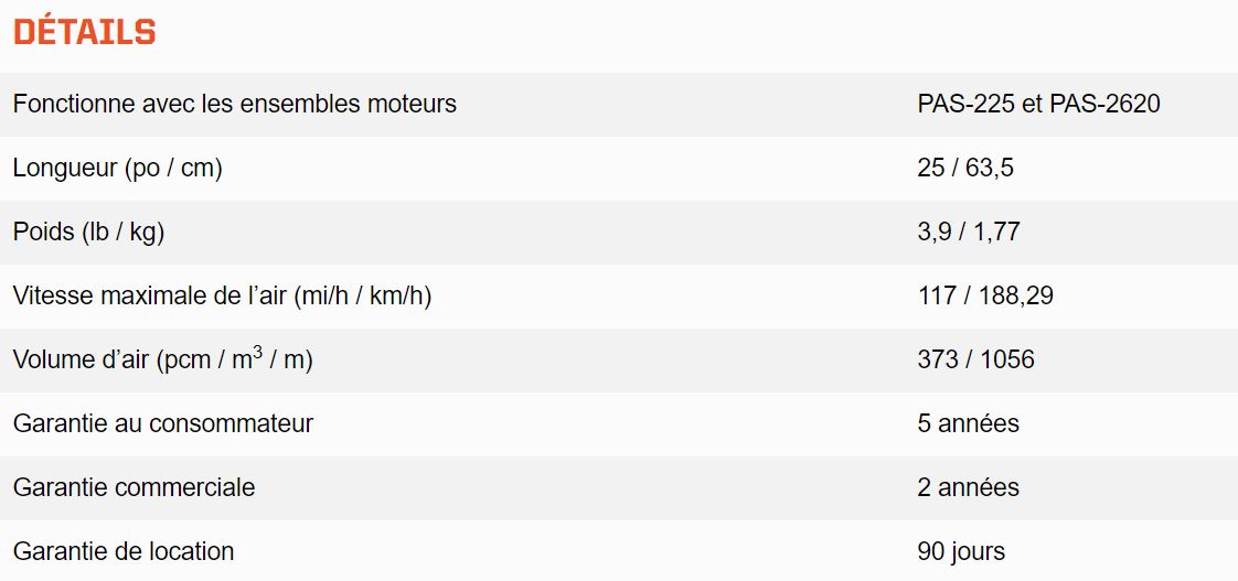 ECHO ATTACHEMENT PAS SOUFFLEUR ECHO PAS PRO-ATTACHEMENT SERIES – 99944200490AB