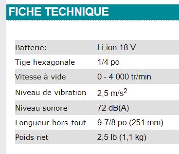 VISSEUSE À GYPSE MAKITA 18V - DFS452Z
