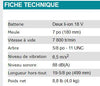 RECTIFIEUSE COUDÉE 7'' MAKITA 18V X2 - DGA700Z