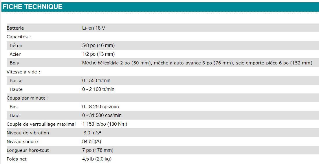 PERCEUSE 1/2'' MAKITA 18V - DHP486Z