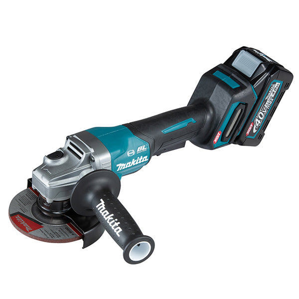 ENSEMBLE RECTIFIEUSE COUDÉE 5'' (INTERRUPTEUR À PALETTE) MAKITA 40V - GA013GM102