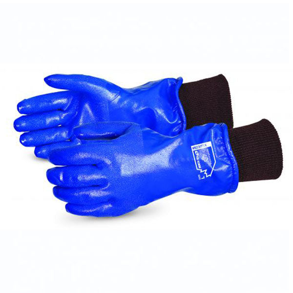 GANTS BLEU EN NITRILE DOUBLÉS 12
