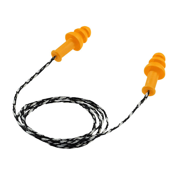 BOUCHONS D’OREILLE 25 DB RÉUTILISABLES DYNAMIC AVEC CORDON À LA PAIRE - NP104C-UN